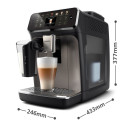 Coffee Maker | EP4449/704400 Series | Pump pressure 15 bar | Built-in milk frother | Fully Automatic