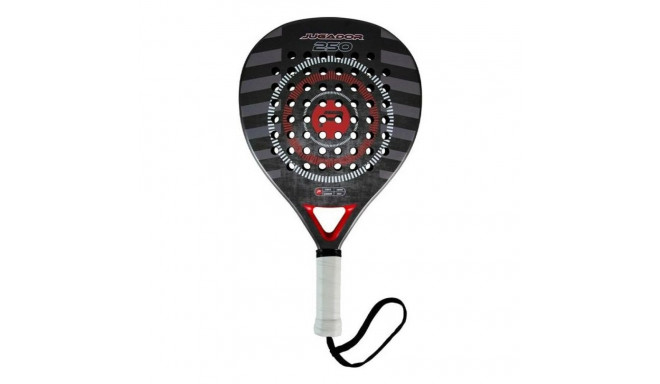 KOOR FTM Padelracket 250 Black, Red Carbon, Fibreglass 1 pc(s)