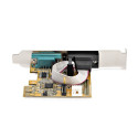 StarTech.com 2-Port PCI Express Serial Interface Card, Dual Port PCIe to RS232 (DB9) Serial Card, 16