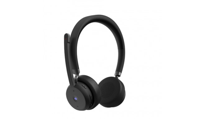 Lenovo juhtmevaba VoIP peakomplekt peavõru kontor/kõnekeskus Bluetooth must