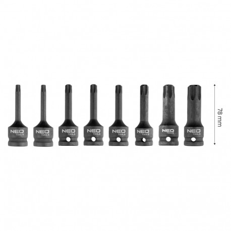 NEO tools padrunvõtmete komplekt 10-257
