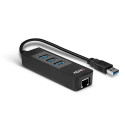 I/O HUB USB3 & LAN ADAPTER/43176 LINDY