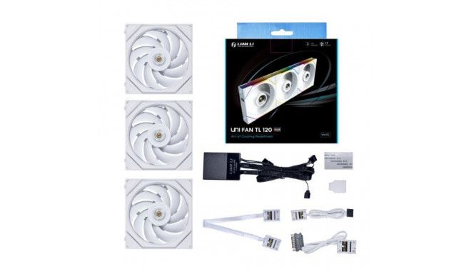 Lian Li UNI FAN TL arvutikorpuse ventilaator 12 cm valge
