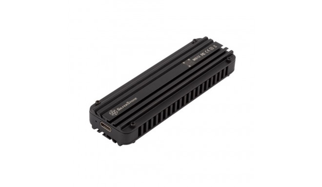 Silverstone MS12 SSD enclosure Black M.2