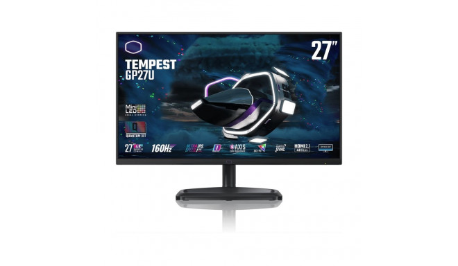 Cooler Master Gaming Tempest GP27U LED ekraan 68,6 cm (27") 3840 x 2160 pikslit 4K Ultra HD Must