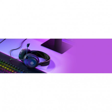 Steelseries Arctis Nova 1 juhtmega peavõru mängimine must kõrvaklapid