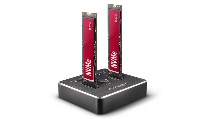 Axagon ADSA-M2C mäluseadme dokkimisjaam USB 3.2 Gen 2 (3.1 Gen 2) Type-C.