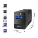 Qoltec Monolith uninterruptible power supply (UPS) Double-conversion (Online) 0.85 kVA 480 W 2 AC ou