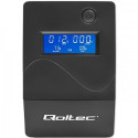 Qoltec Monolith uninterruptible power supply (UPS) Double-conversion (Online) 0.65 kVA 360 W 2 AC ou