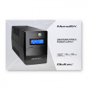 Qoltec Monolith uninterruptible power supply (UPS) Double-conversion (Online) 0.65 kVA 360 W 2 AC ou