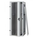 Triton 19"  rack 27U/600x600, glass grey Freestanding rack RMA-27-A66-CAX-A1