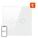 Avatto Smart Light Switch ZigBee Avatto ZTS02-EU-W2 2 Way TUYA (white)