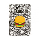 iLike Samsung Galaxy Tab A8 10.5 (2021) Tablet Case Design SM-X200/SM-X205 Burger