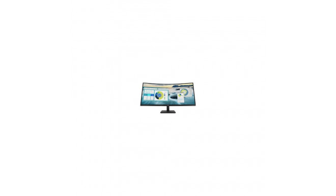 HP HP P34hc G4 WQHD Curved Charging Monitor - 34" 3440x1440 WQHD 250-nit AG, Curved, VA, USB-C(65W)/