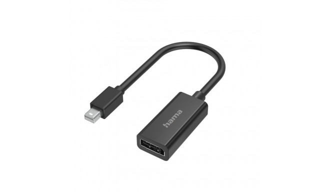 Hama 00200331 Video Adapter, Mini DisplayPort Plug - DisplayPort Socket