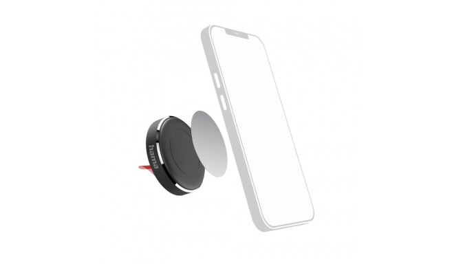 Hama 00201518 Magnet Car Mobile Phone Holder for Dashboard, 360 Rotation Universal