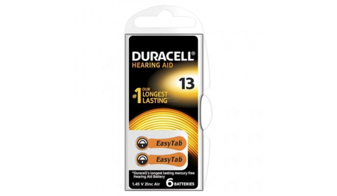 Duracell Hearing 13 (A13) Blisterpakend 6tk.