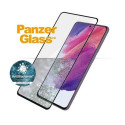 PanzerGlass E2E Microfracture antibacterial glass for Samsung Galaxy S21 FE - with black frame