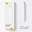 Baseus Smooth Writing 2 active tip stylus for iPad with USB-C cable and replaceable tip - white