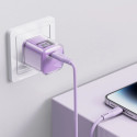 Acefast A53 PD 30W GaN USB-C charger with display - purple