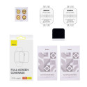 Set of 2x Baseus NanoCrystal protective foil for Apple Watch 7/8/9 41mm + mounting kit - transparent