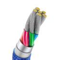 Baseus Crystal Shine Series cable USB cable for fast charging and data transfer USB Type A - USB Typ