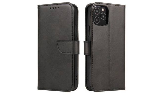 Magnet Case elegant case cover cover with a flap and stand function for Samsung Galaxy M53 5G black