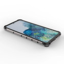 Honeycomb case armored cover with a gel frame for Samsung Galaxy S22 + (S22 Plus) transparent