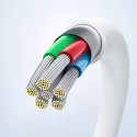 Acefast C3-03 USB-C - USB-C PD QC cable 60W 3A 480Mb/s 1.2m - white