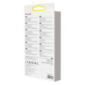 Baseus Metal Gleam Series multifunctional USB HUB 7in1 Type C HDMI TF PD card reader gray (WKWG02011