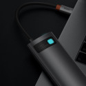 Baseus Metal Gleam Series multifunctional USB HUB 7in1 Type C HDMI TF PD card reader gray (WKWG02011