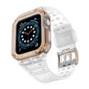 Protect Strap Band Band with Case for Apple Watch 7 / SE (41/40 / 38mm) Case Armored Watch Cover Pin