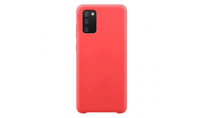 Silicone Case Soft Flexible Rubber Cover for Samsung Galaxy A03s red