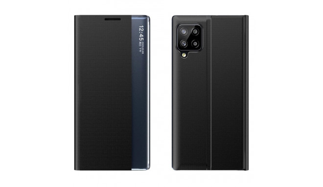 Sleep Case Bookcase Type Case with Smart Window for Samsung Galaxy A22 4G black