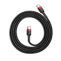 Baseus CATKLF-G91 USB-C - USB-C PD QC cable 60W 3A 480Mb/s 1m - black and red