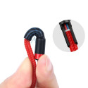 Baseus CATKLF-G91 USB-C - USB-C PD QC cable 60W 3A 480Mb/s 1m - black and red