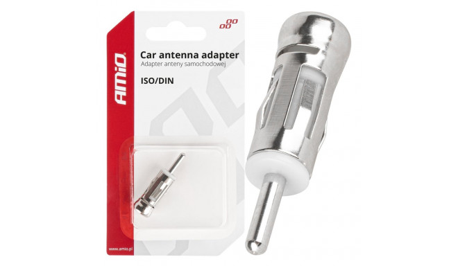 Adapter antenowy redukcja wtyk iso din prosty amio-03966