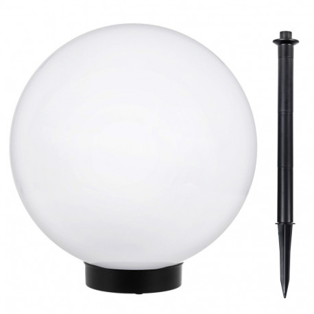 Solarna lampa GreenBlue, iseseisev, aiavalgusti, kera 25x25x58cm, valge LED, GB166