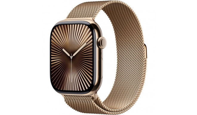 Nutikell Apple Watch Series 10 GPS/LTE 46mm Gold Milanese Loop ML