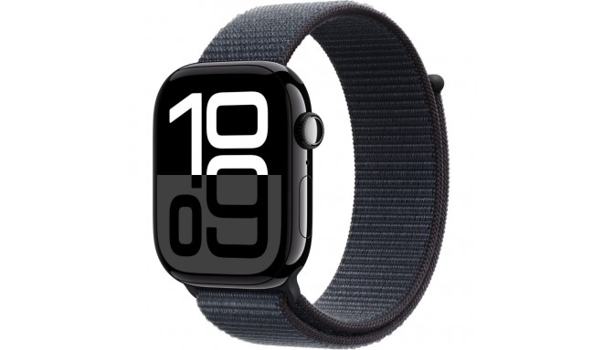 Nutikell Apple Watch Series 10 GPS 42mm Jet Black Sport Loop