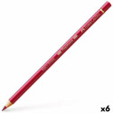 Colouring pencils Faber-Castell Polychromos Intense Ruby 6 Pieces Colouring pencils Faber-Castell Polychromos Intense Ruby 6 Pieces