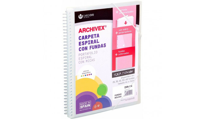 Organiser Folder Carchivo Archivex-Star Transparent A4