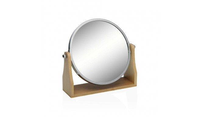 Magnifying Mirror Versa x 7 Mirror Iron Bamboo 5,8 x 21 x 19,5 cm