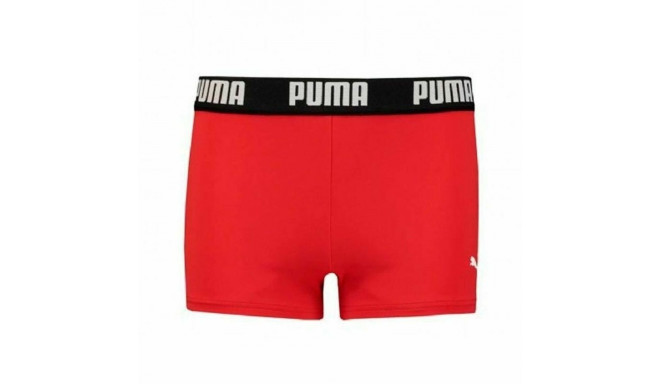 Zēnu Bokseršortu Peldbikses Puma Swim Logo Sarkans - 5-6 gadi