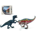 Schleich Dinosaurs T-Rex and Velociraptor small