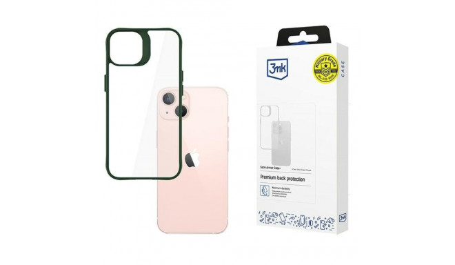 3MK Satin Armor Case+ iPhone 14 roheline