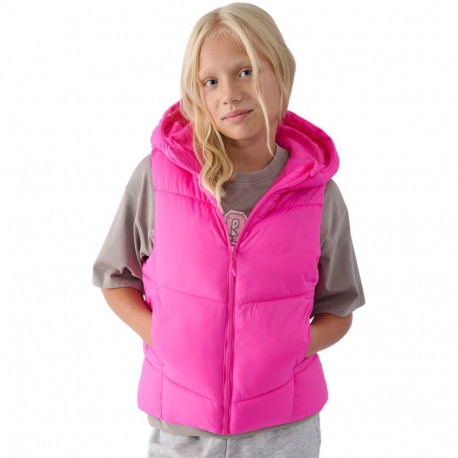 4F tüdrukute vest F129 4FJWAW24TVJAF129 55S 158cm, fuksia