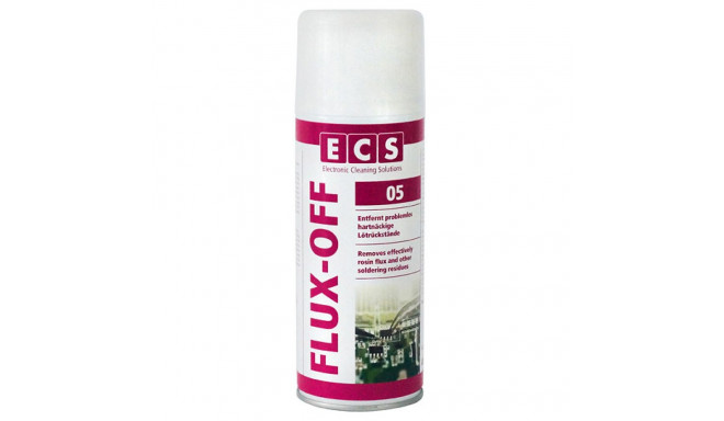 Cleaner ECS FLUX -OFF 400ml. Efficently removes rosin flux and other soldering residues from printed