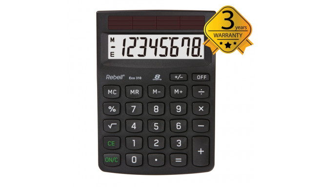 Calculator Semi-Desktop Rebell ECO310