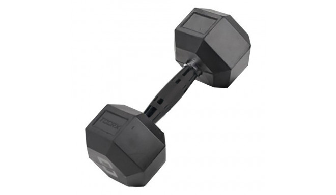 Hex rubber dumbbell HEXAGON Absolute line AMEG-4 4kg